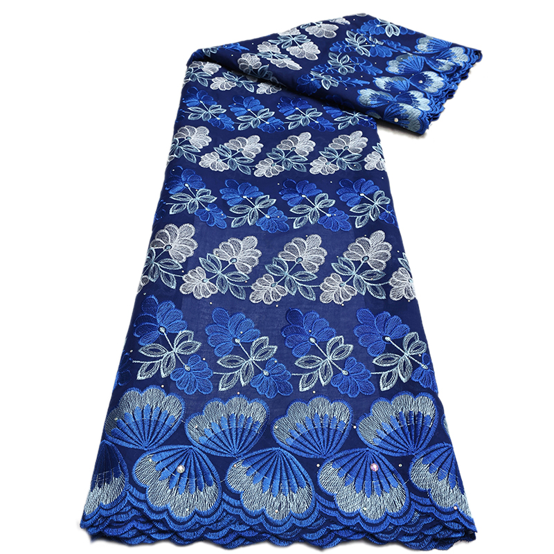 NigWin-Tissu Africain en Dentelle de Coton Suisse pour Femme, pour Couture de Robes de Soirée, Offre Spéciale