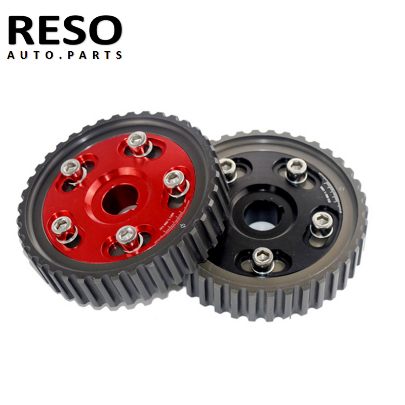RESO--1 Pc Adjustable Cam Gear Bilyet Timing Gear Cam Pulley Pullyys Gear untuk Honda Civic/CRX D15/D16 D-series