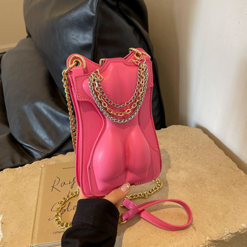 Kreative Persönliche Umhängetaschen für Damen Trend 2026 Modische Handytasche Luxuriöse Hochwertige Leder-Schultertasche für Frauen