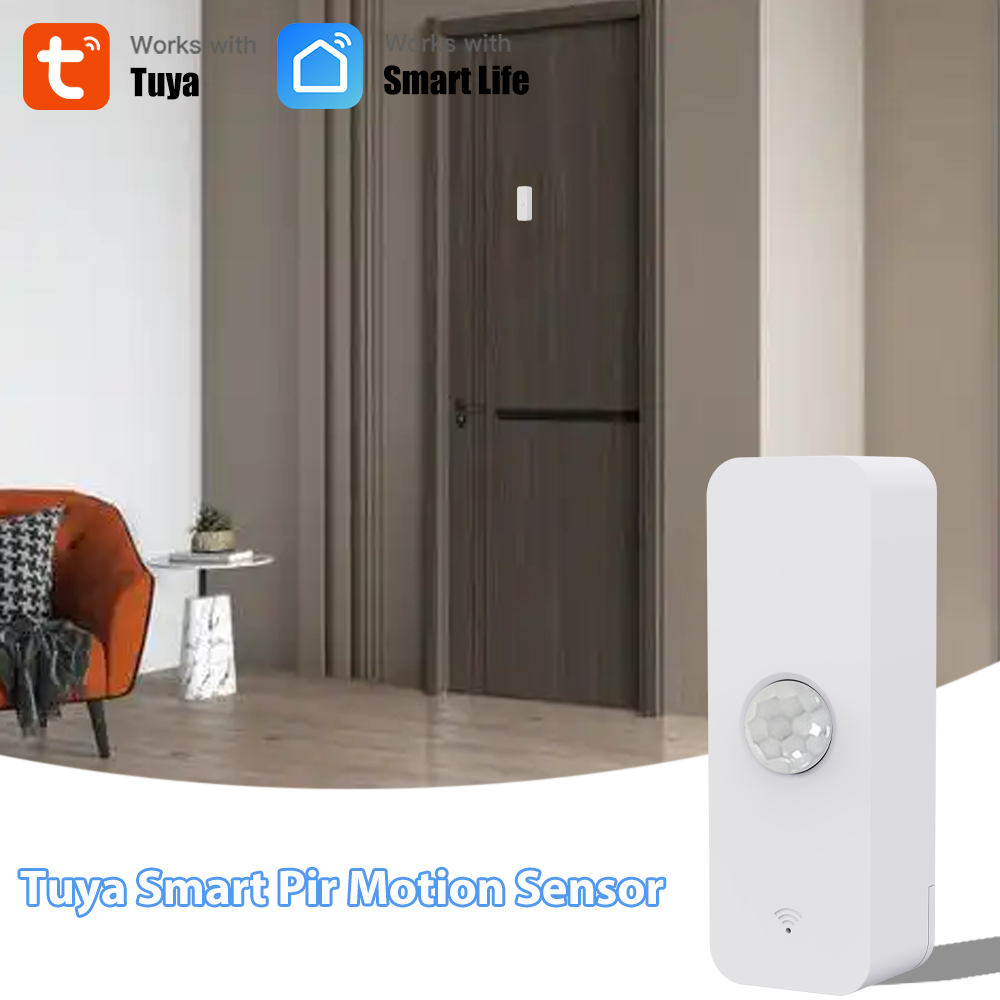 Tuya WiFi Zigbee PIR Bewegungssensor Infrarot-Körperdetektor für Heimsicherheit SmartLife Echtzeit-Überwachung Alexa-Unterstützung
