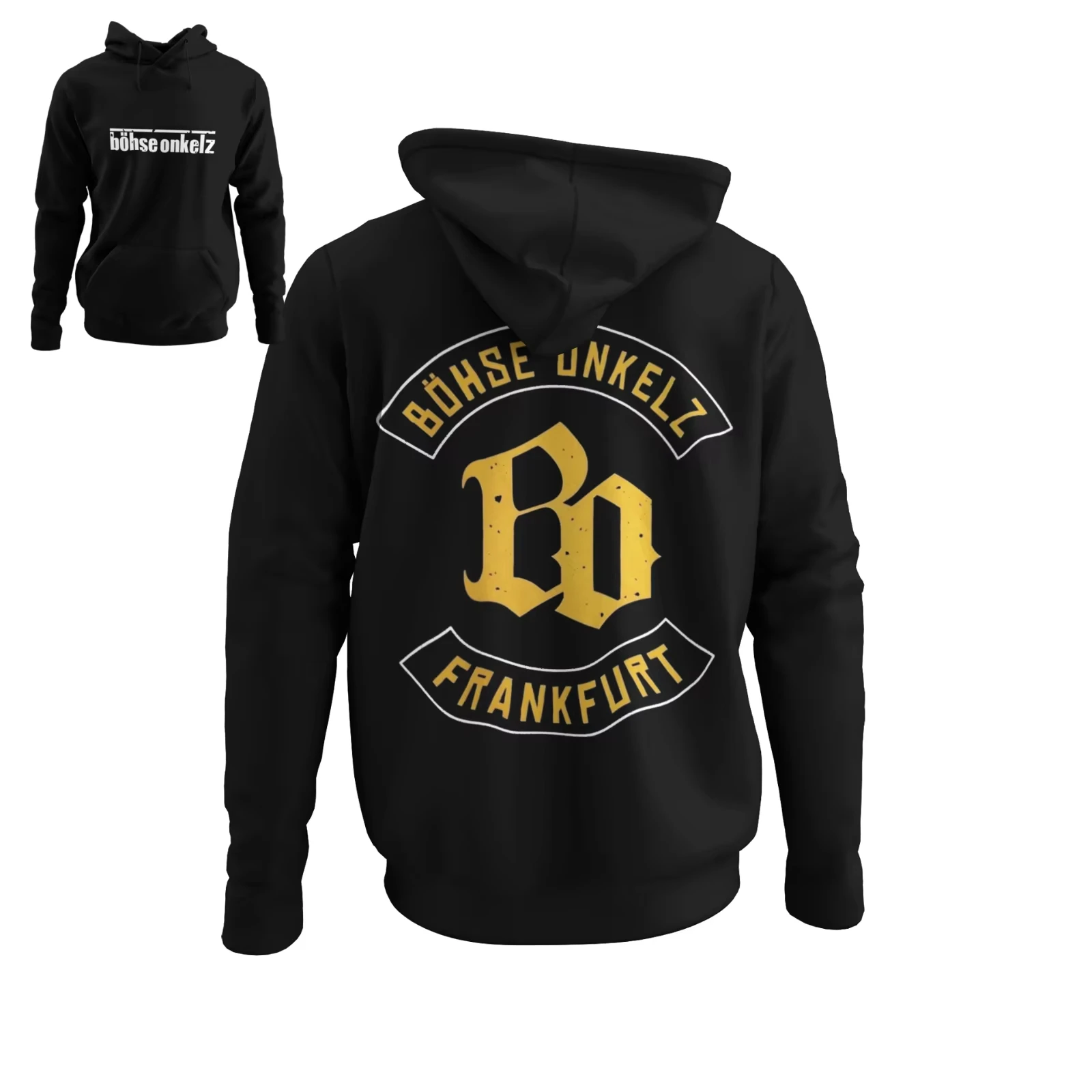 Y2K Hoodies Bohhse Onkelz Konzert Frankfurt Band Rock Heren Hoodie Fleece Warm Sweatshirt Oversized Trainingspak Unisex