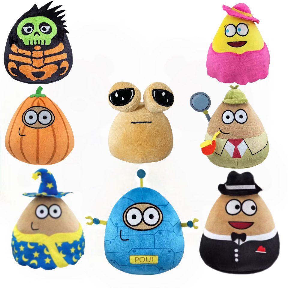 Новинка, 21 см, горячая игра, плюшевая игрушка My Pet Alien Pou, Furdiburb, эмоция, чужой плюшевый чучело, кукла, подарок на день рождения, Рождество