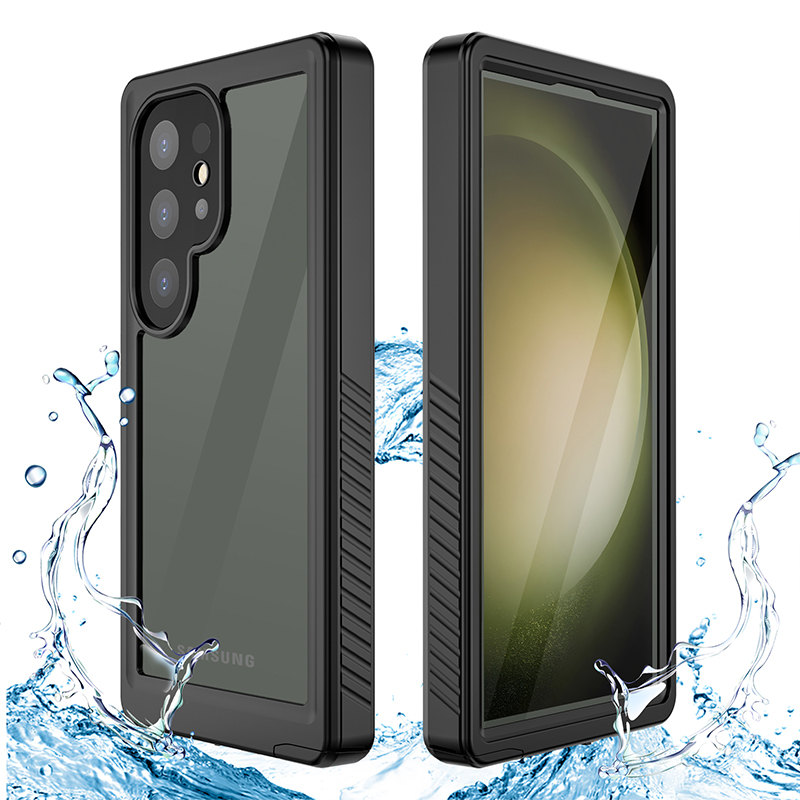 Shellbox Stoßfest Sturzsicher Abriebfest Eingebauter Displayschutz IP68 Wasserdichte Handyhülle für Samsung S24 S20FE S21 S23