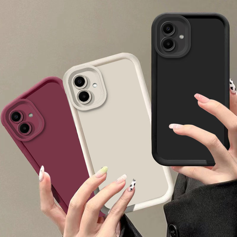 For Samsung A06 A05 A05S Case Full Package Matte Anti Drop Soft Silicone Cover For Samsung Galaxy M05 F05 Shockproof Phone Case