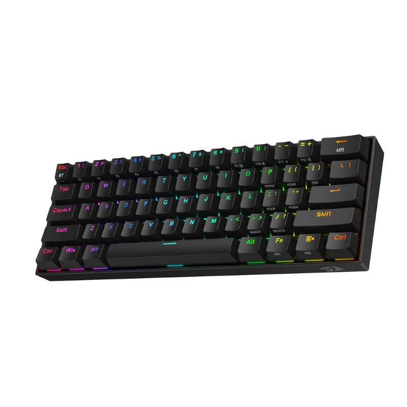 Redragon K530 Pro Draconic 60% Teclado mecánico inalámbrico RGB 3 modos 61 teclas para juegos intercambiables en caliente