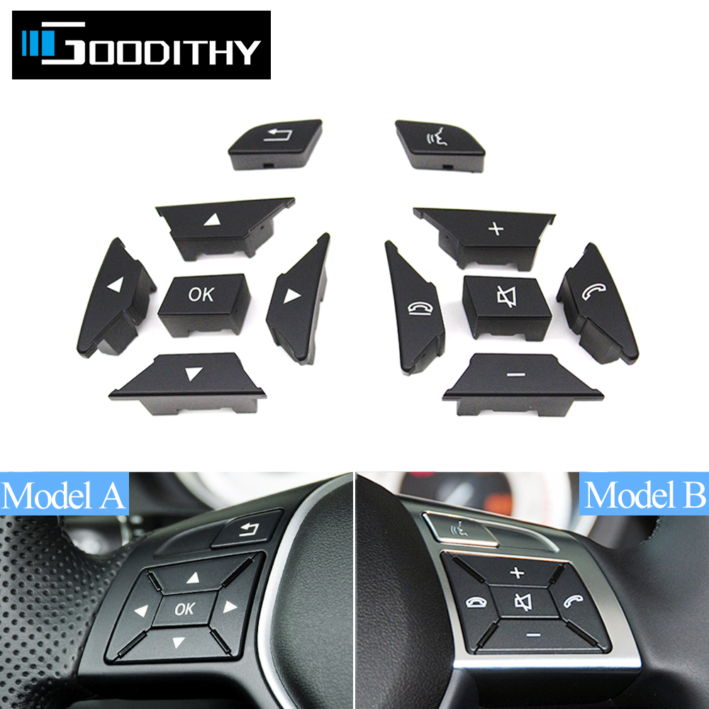 Auto Stuurwiel Knop Menu Schakelaar Cover Voor Benz C E GLK E Klasse W204 X204 W212 W218 W156 W246 2185400162 1725400262
