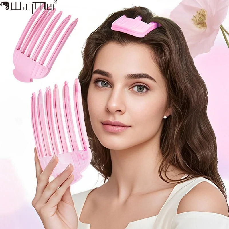 1/2 pcs Jepit Rambut Mengembang untuk Poni, Klip Penambah Volume Akar Rambut, Jepit Rambut Wanita untuk Mengembangkan Bentuk Rambut, Klip Penata Rambut Fashion, Roller Rambut