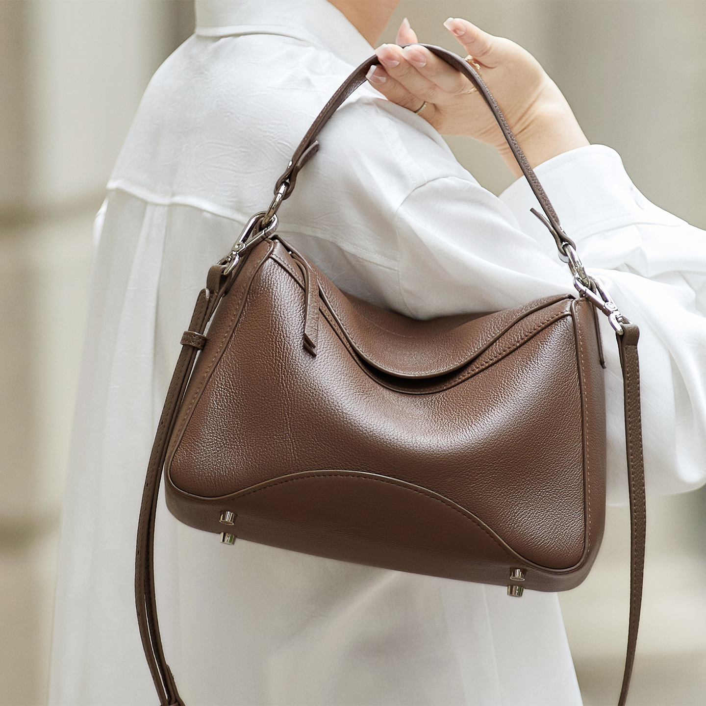 ZOOLER – sacs à main luxueux en cuir de vache pour femmes, sac à bandoulière souple fait à la main, nouvelle collection 2026 # AL676