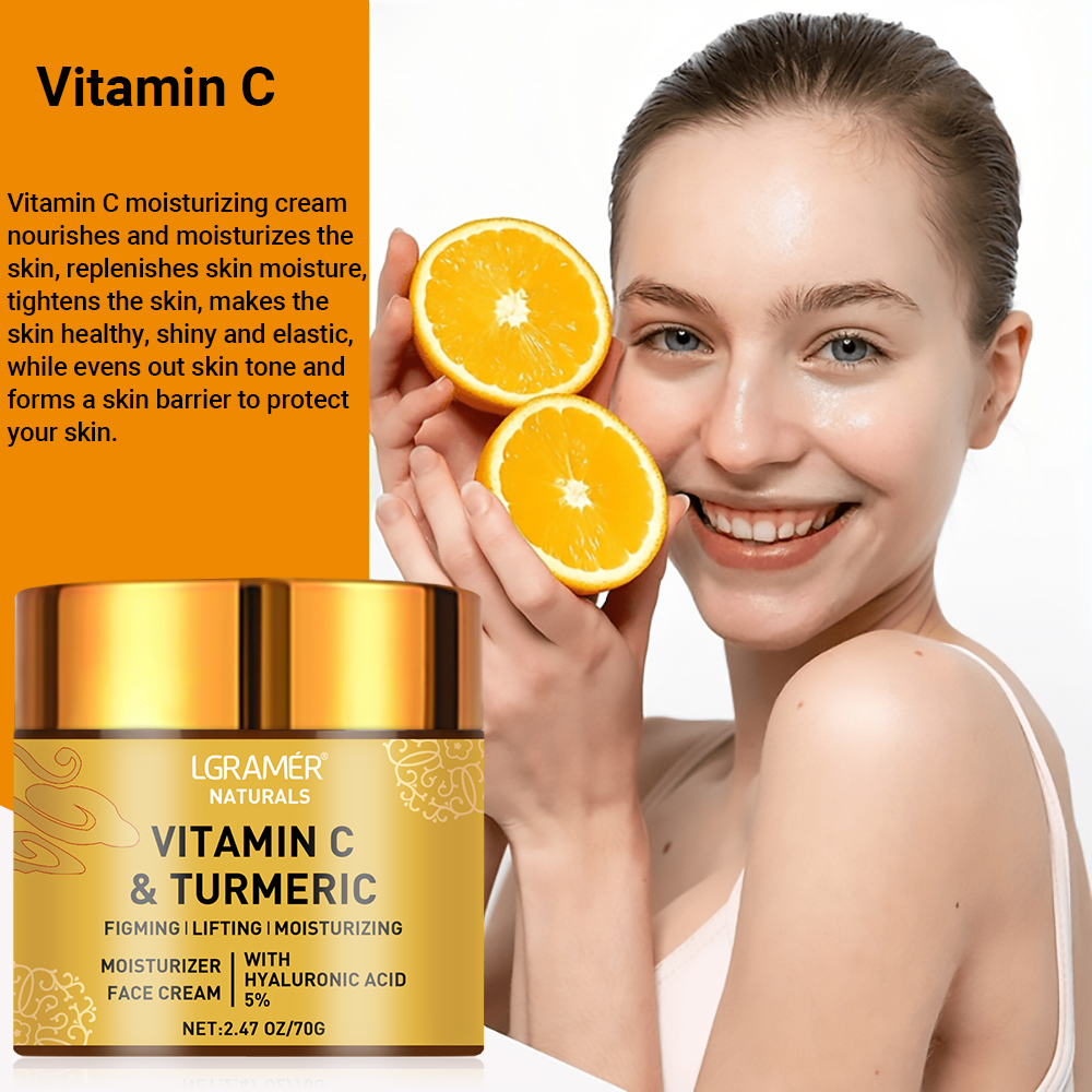 Açafrão Vitamina C Creme Facial, Retinol Hidratante, Refirmante, Clareamento Hialurônico, Reparando a Pele Suave, Branqueamento Cremes