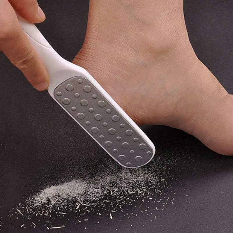 Raspador de limas para pies, molinillo de pies de doble cara, eliminador de callos de piel muerta, exfoliante, herramientas de pedicura para el cuidado de los pies, 1 Uds.