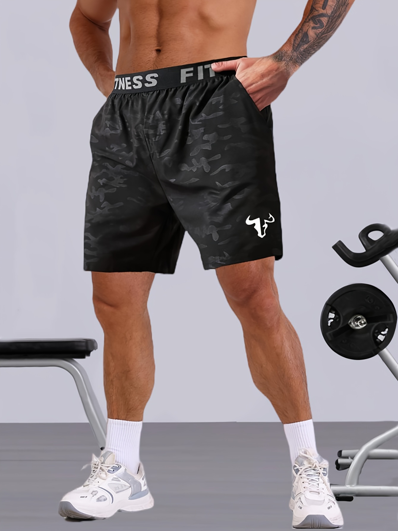 Men's breathable sports shorts