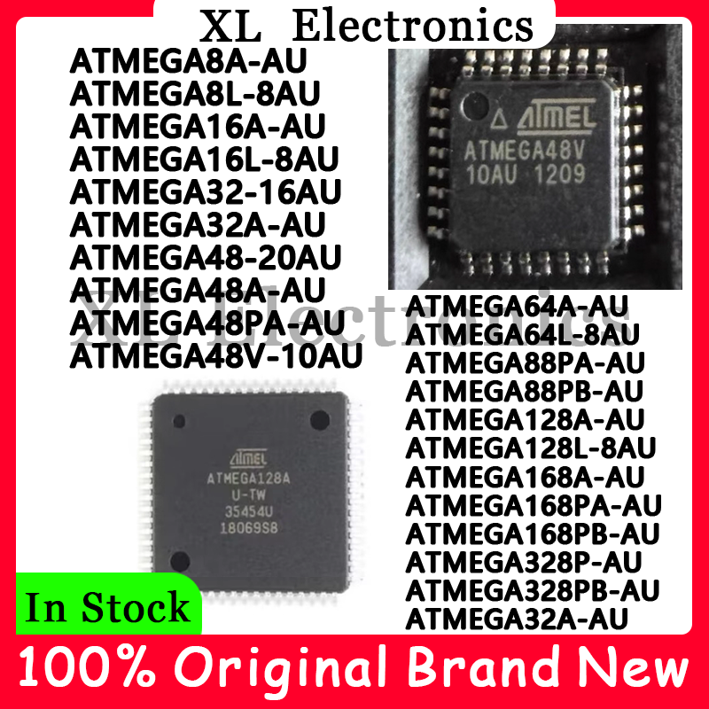 ATMEGA8A-AU ATMEGA8L-8AU ATMEGA16A-AU ATMEGA16L-8AU ATMEGA32-16AU ATMEGA32A-AU ATMEGA48-20AU ATMEGA48A-AU Новый оригинальный