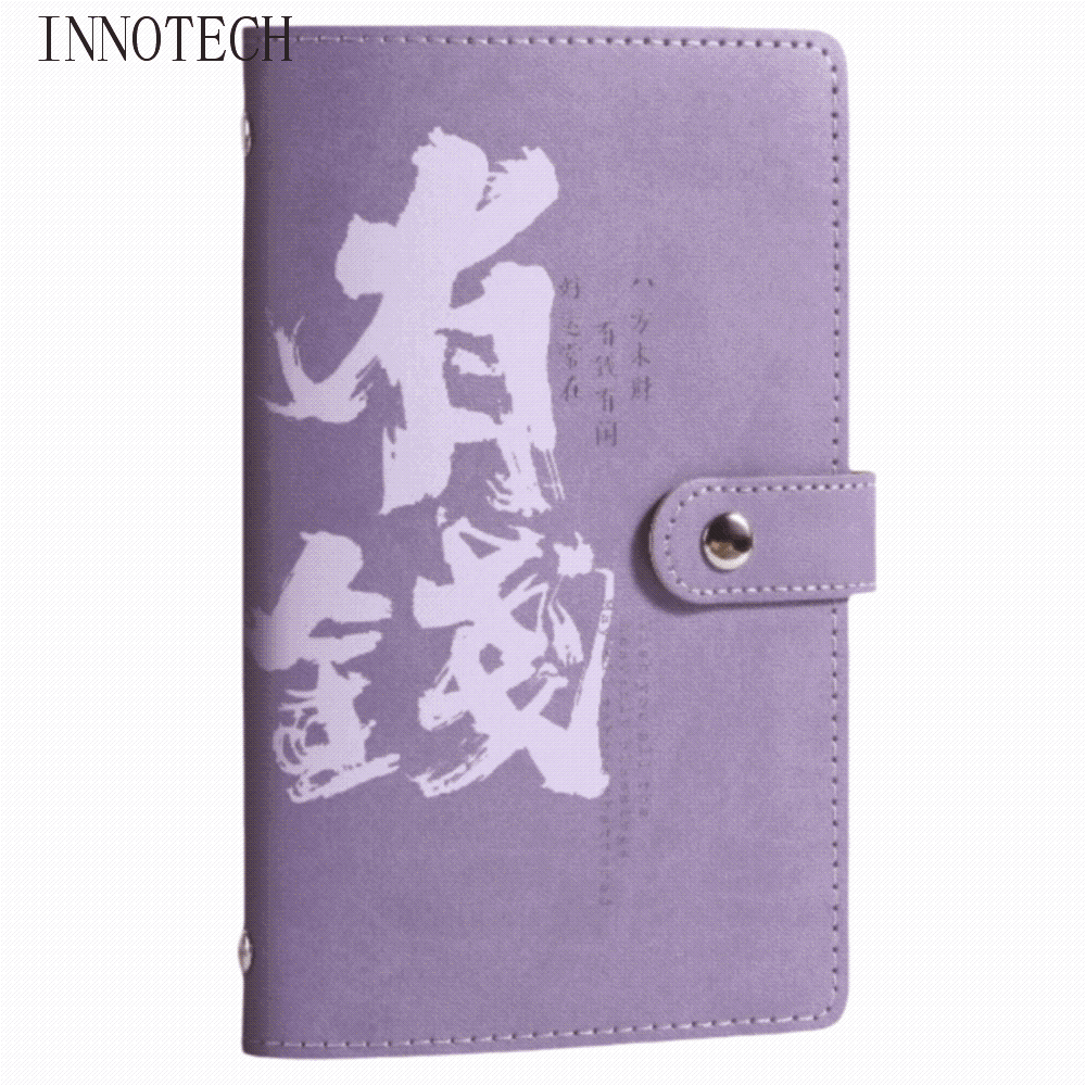 Budget Plan Binder Cash Organizer Large Capacity PU Fixed Deposit Book Cash Management Waterproof Savings Challenge Binder
