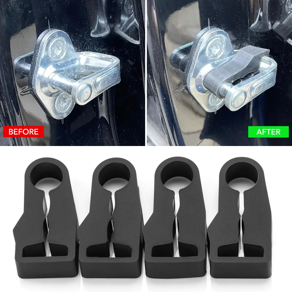 Amortecedor de fechadura de porta amortecedor de som para gmc yukon para chevrolet tahoe 2007-2014 chocalho parada à prova de som parafusos surdos vedação deadener