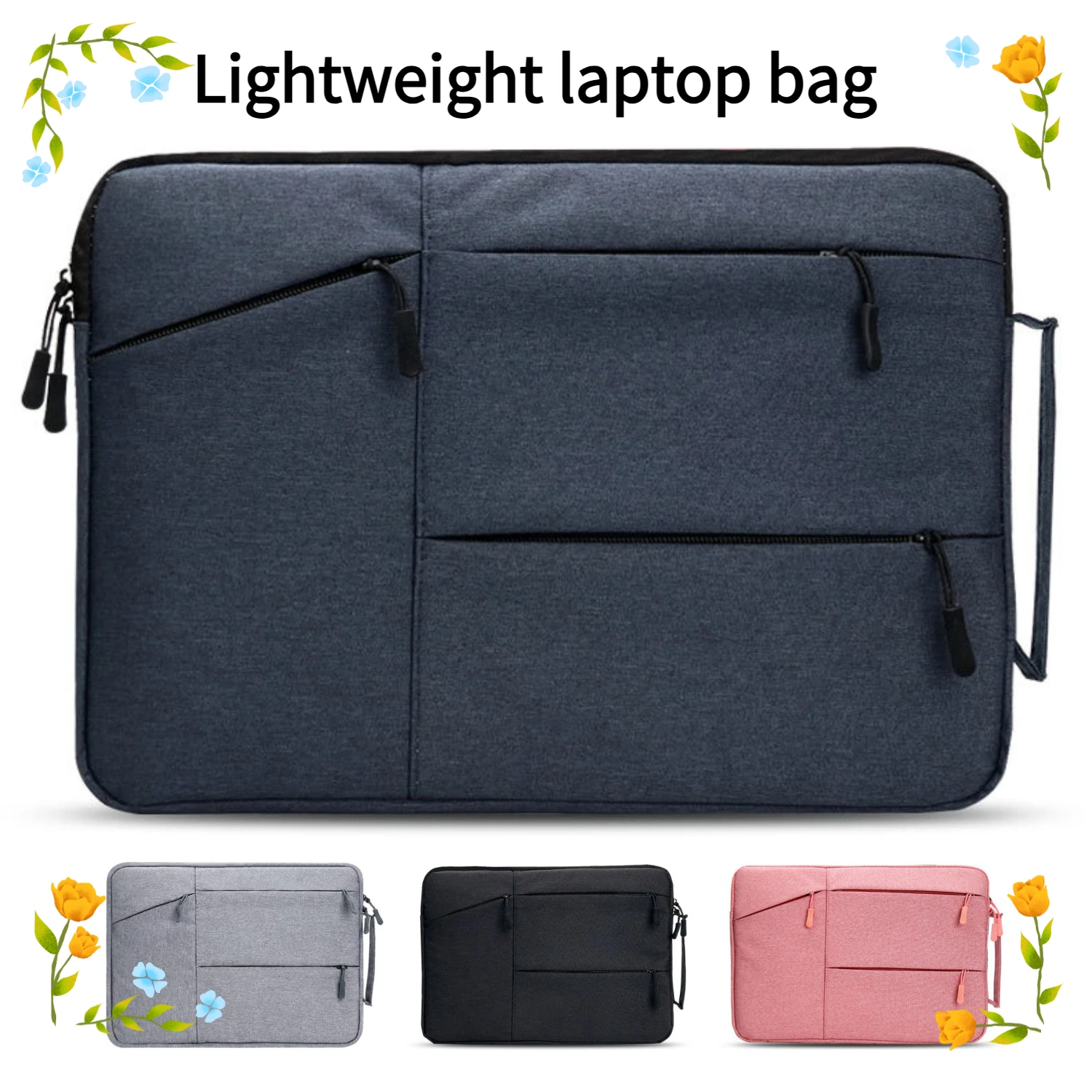Tragbare Laptoptasche 14 15 15,6 Zoll für MacBook Pro Huawei Xiaomi Mac Book M1 Laptoptasche Notebookzubehör Laptop-Hülle