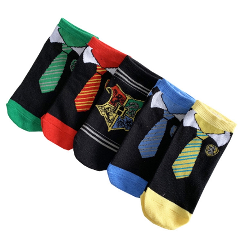 Harried filme & tv magic academy hermione ron malfoy emblema potters meias acessórios vários desenhos animados meias meninos menina esporte meia