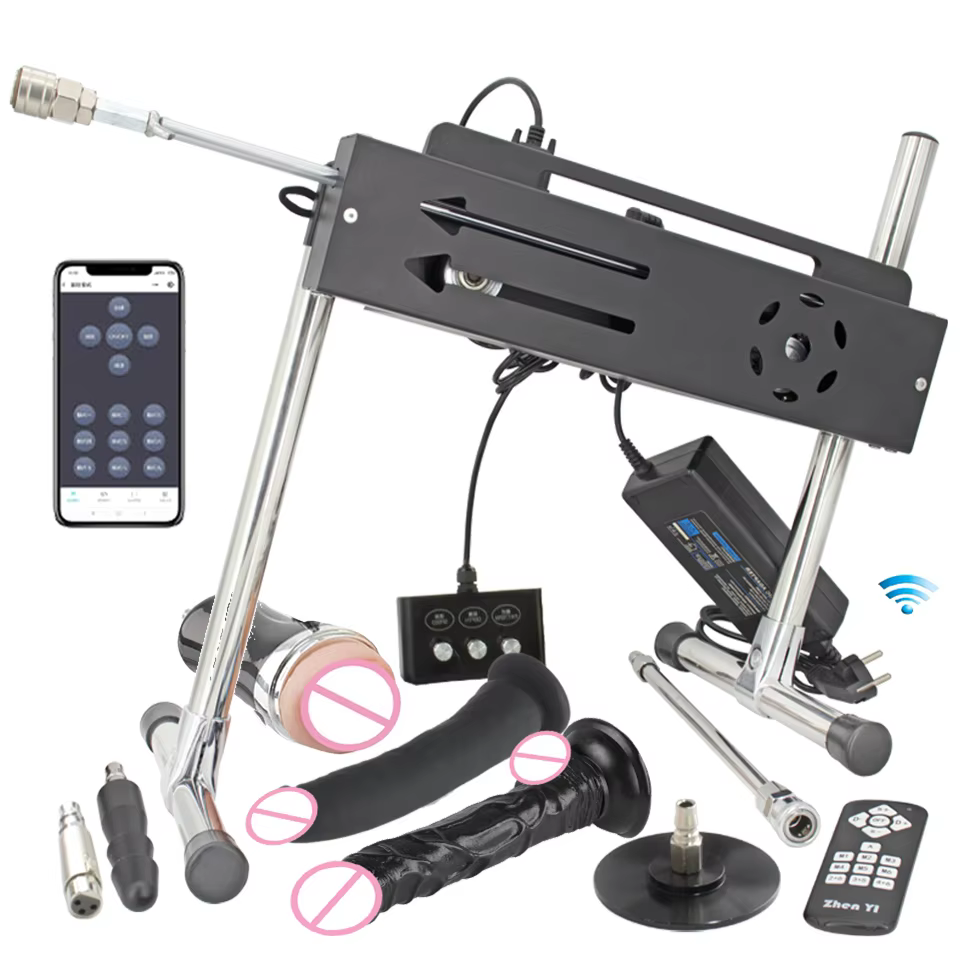 200W motor Wireless Control New Sex Machine with Amazing Features,Powerful,All Angle Adjustable,No Moveback Machine,stroke 15cm