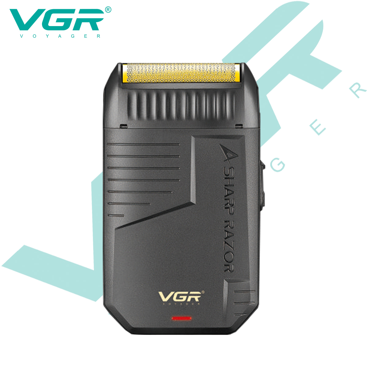 VGR V-375 Męska Mini Golarka, Wygodna Golarka z Mocnym Mechanizmem Rezawracającym, Domowe Urządzenie do Przycinania i Wybielania Włosów