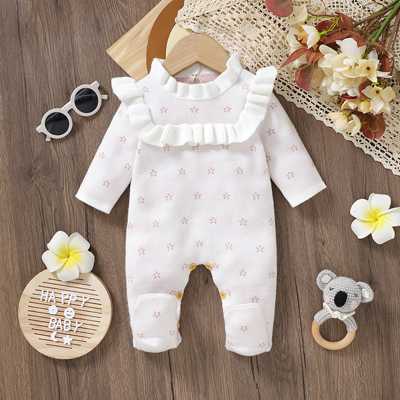 0-18m inverno roupas de bebê outono branco casual outerwear recém-nascido infantil meninos meninas manga longa macacão crianças roupas