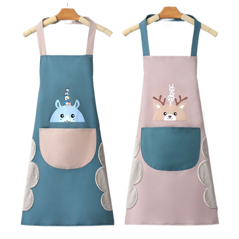 Home-use Washable Kitchen Apron for Cooking, Waterproof and Oil-proof, Fashionable for Men and Women, Adult Workwear