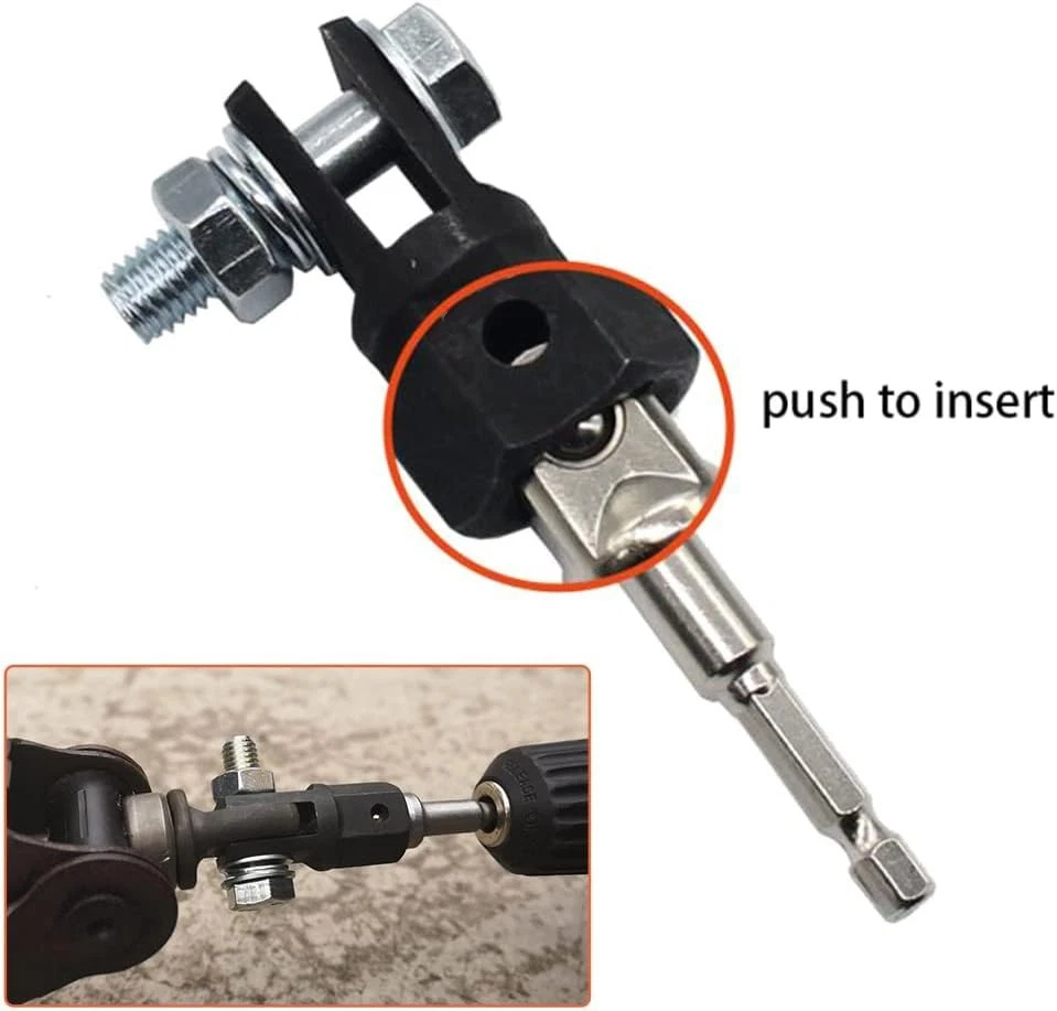 1/2 Inch Scissor Jack Adapter Chrome Vanadium Steel Ratchet Socket Wrench Auto Truck Tire Replacement Tool