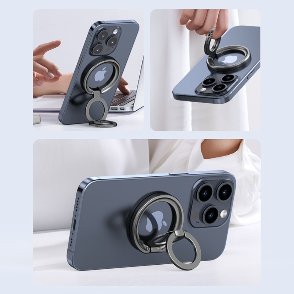 Soporte Magnético para Teléfono Celular Compatible con iPhone 16 12 13 14 15 Series MagSafe, Soporte Extraíble para Teléfono Celular