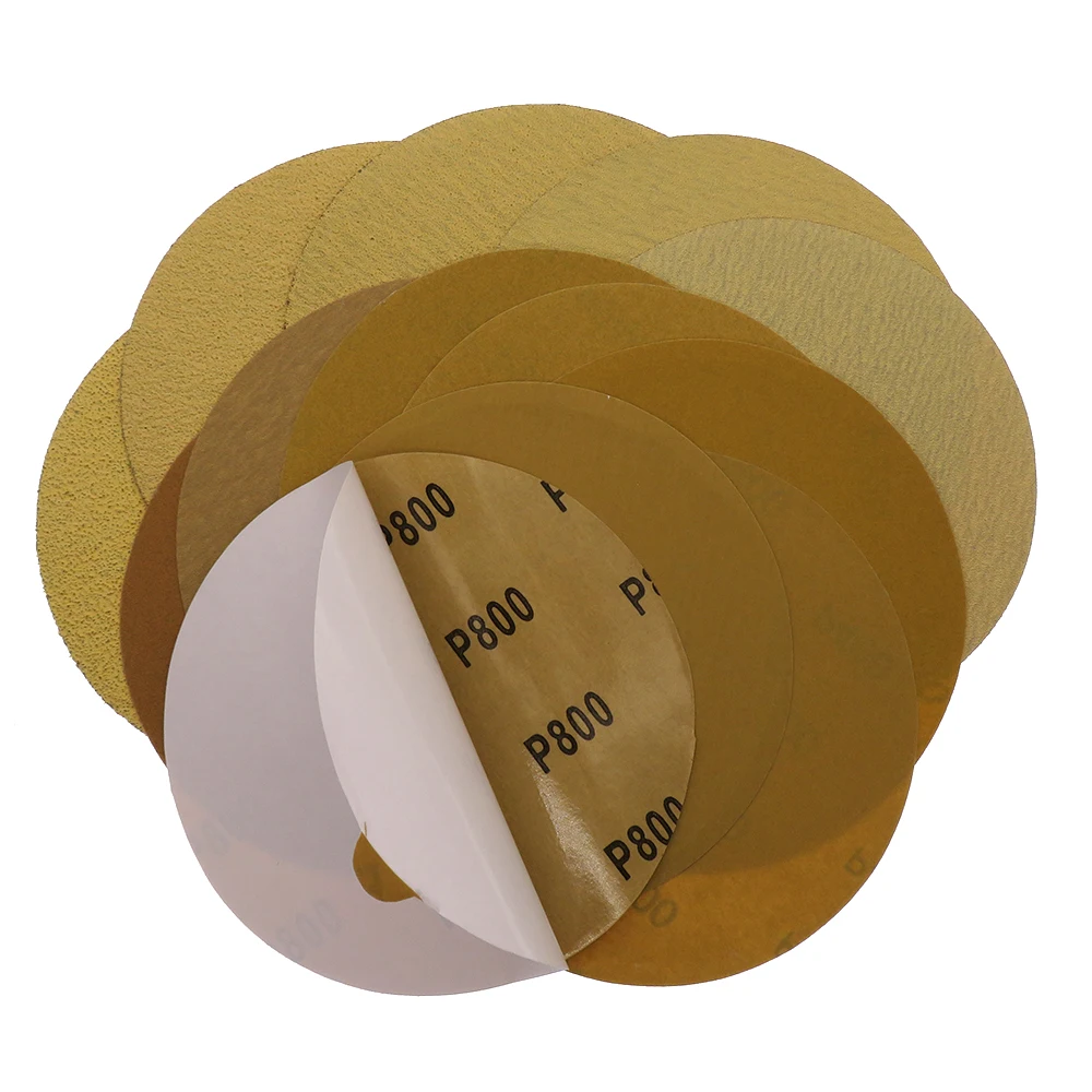 Papier ścierny samoprzylepny PSA 150 mm (6 cali) na rzep, tarcze ścierne 10/20 szt. do szlifierek DA, do wykańczania, do samochodów i obróbki drewna