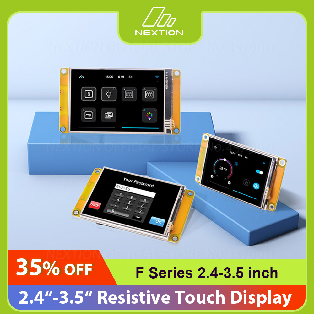 NEXTION 2,4” 2,8” 3,5” Serie Discovery HMI Módulo de pantalla táctil resistiva Simulador gratuito Soporte de depuración Operador de asignación