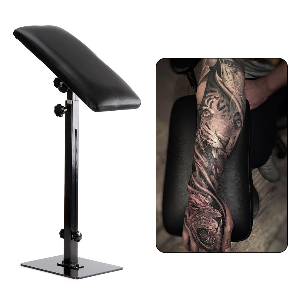 68-100cm profesjonalny statyw do tatuażu stojak podłokietnik stabilne ramię podpórka pod nogi stojak przenośne regulowane krzesło do salonu tatuażu narzędzie artystyczne
