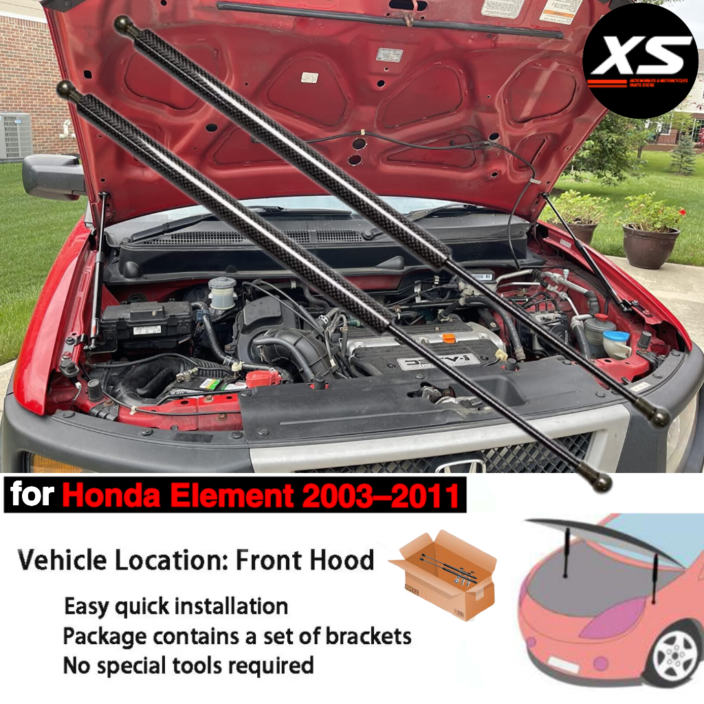 Motorkapsteunen Voor Honda-Element Yh1 Yh2 2003-2011 Voormotorkap Modificeer De Demperschokdemper Van De Liftsteun Absorberende Steunstangen Gasveer