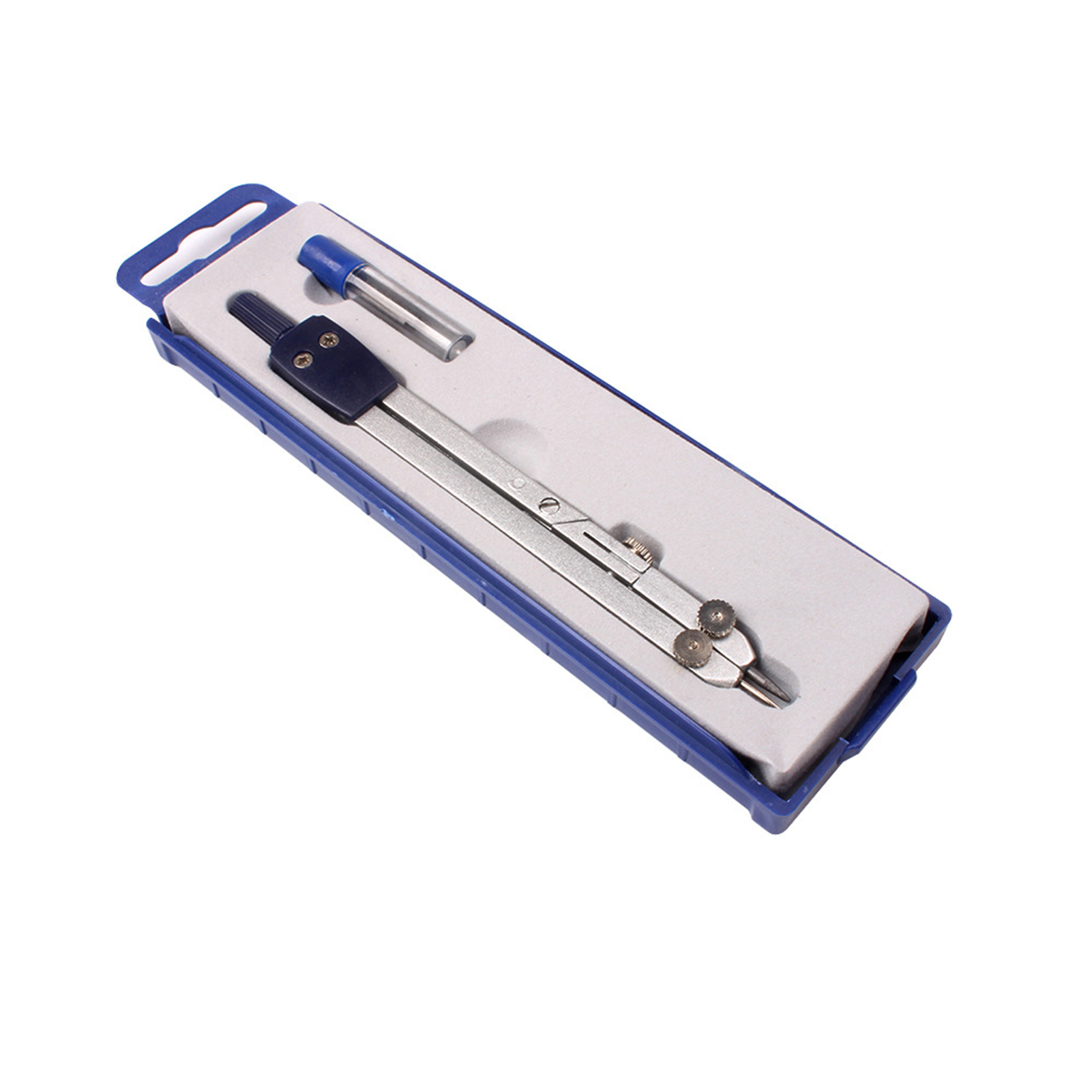 Boussole de dessin professionnelle en métal, outils de dessin avec recharge de plomb pour étudiants, mathématiques, géométrie, fournitures de papeterie scolaires et de bureau