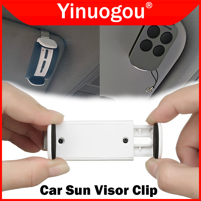 Nuovo supporto per clip per chiave per auto Clip per visiera parasole per auto Controllo porta garage regolabile 47-70mm Accessori per clip per telecomando per garage Apri