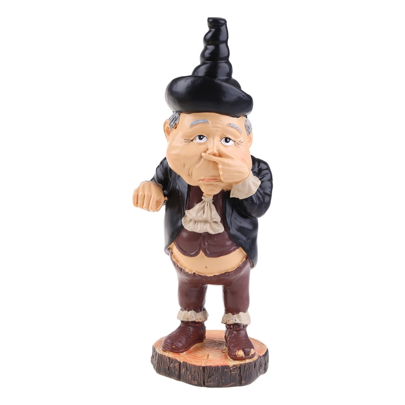 Rak Penyimpanan Tisu Kamar Mandi Ornamen Resin Hidung Jepit Kepala Pelayan Toilet