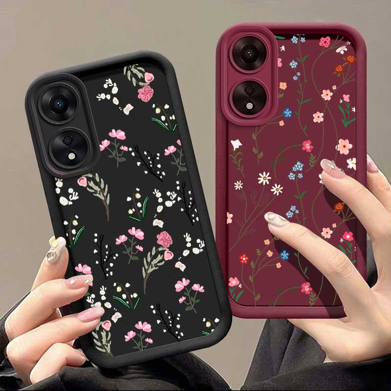 A78 Sussure tra fiori Cielo Occhio Scala Cassa Del Telefono Per OPPO A98 A96 A95 A94 A93 A92 A91 A83 A79 A77 A76 A74 A73 A72 A58 A57