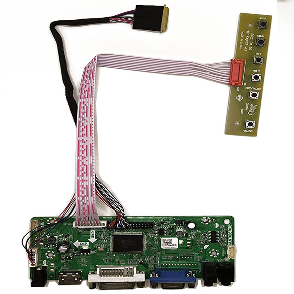 M.NT68676 Zestaw monitora płyty sterownika HDMI+DVI+VGA do modernizacji ekranu LCD LED laptopa (wyświetl jasne opcje produktu)