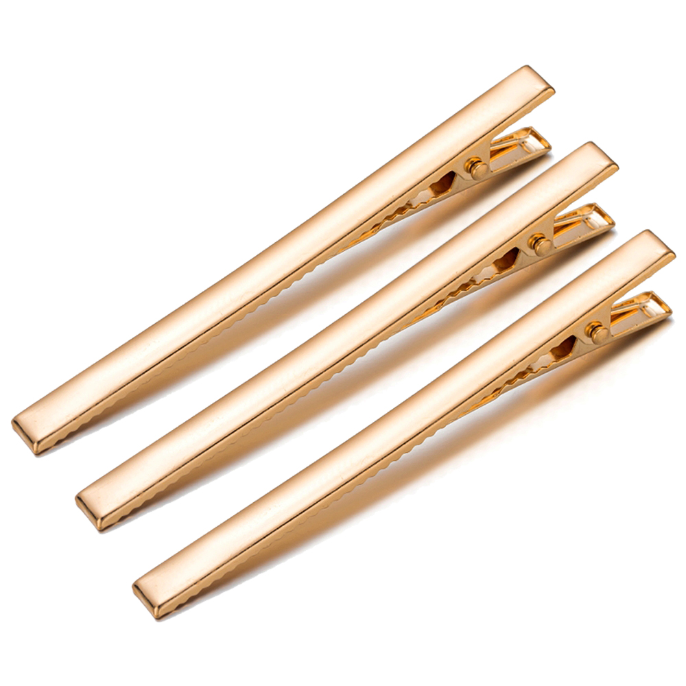 10 sztuk metalowe spinki do włosów krokodylkowe klips typu kaczy dziób dla dziewczynek 5mm pojedyncze bolce aligator spinki do włosów narzędzia do stylizacji włosów akcesoria