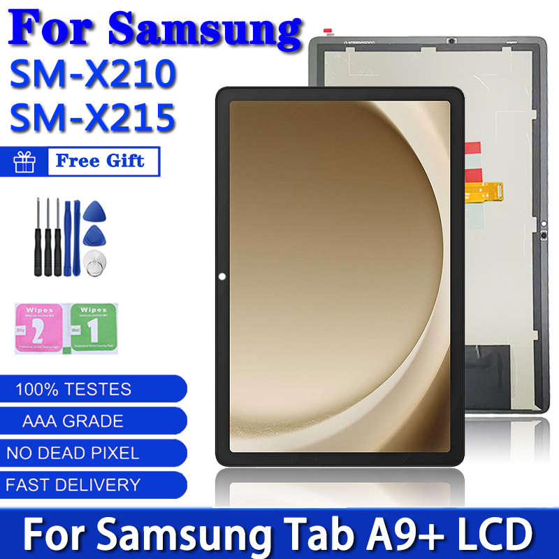 11,0 дюймов для Samsung Tab A9 + A9 Plus SM-X210 X215 X216 ЖК-дисплей, сенсорный экран, дигитайзер в сборе, запасная часть