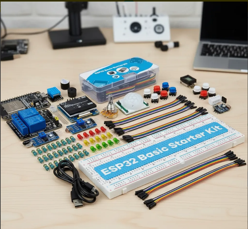 プロジェクト用クリエイターキット esp32キット開発用スターターキット ESP-32S WIFI開発キット ボード ベーシックスターターキット
