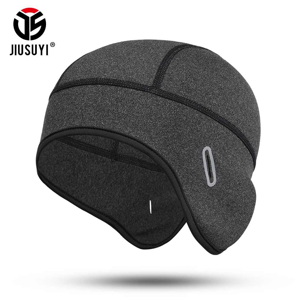 Gorros de inverno térmico ciclismo boné ao ar livre sob mtb capacete forro velo chapéu esportes dos homens bicicleta esqui correndo caminhadas crânio bonés