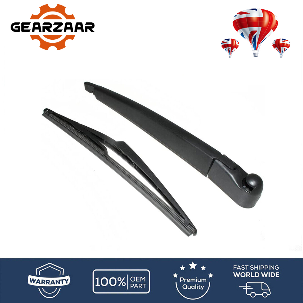 Limpiaparabrisas trasero de plástico para Mercedes Clase A, juego de brazo y cuchilla de 12 pulgadas, W169, 2005, 2006, 2007, 2008, 2009, 2010, 2011, 2012, 2013