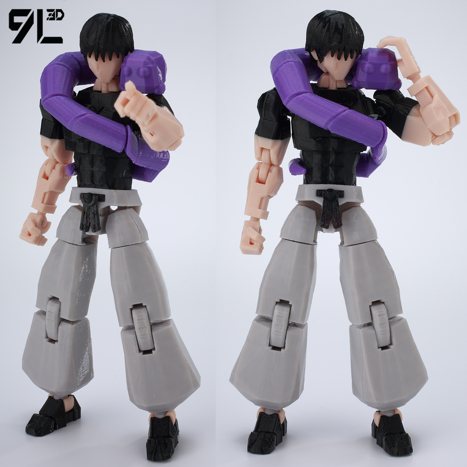 9L3D печатный дзюдзюцу кайсен Fushiguro Toji аниме многошарнирные игрушки Shapeshift фигурки модель манекена украшения подарочная игрушка