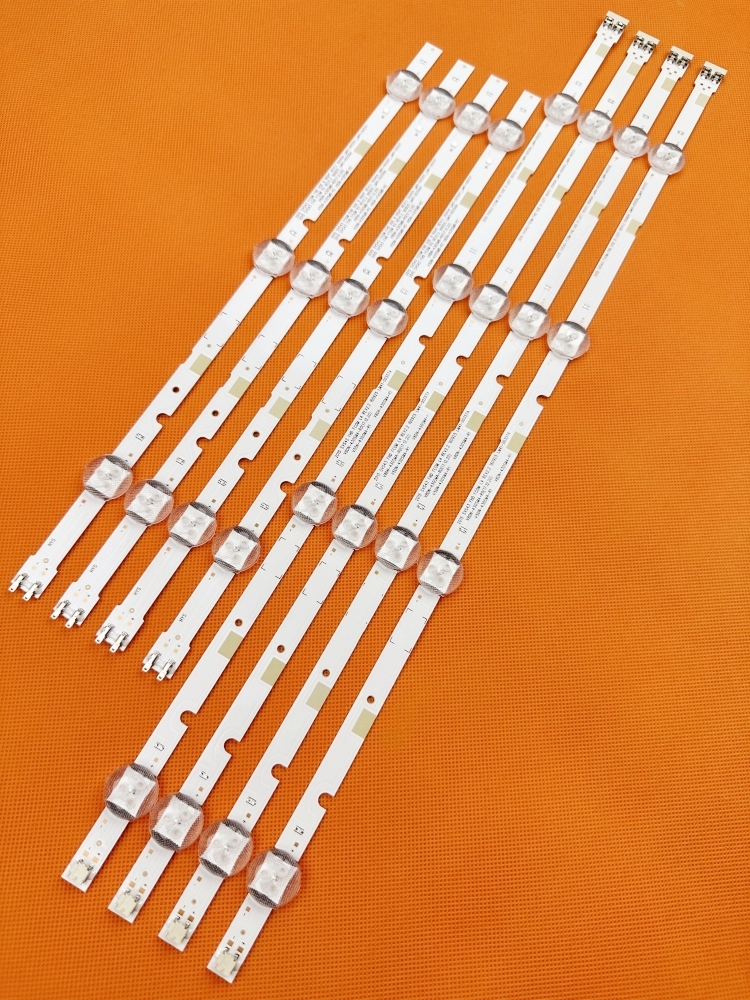 LEDバックライトストリップ,5セット,un43j5200,un43j5200af,un43j5290,un43t5300,un43t5300ag,ua43n5380,ue43n5300,ue43n5000,ua43n5100用