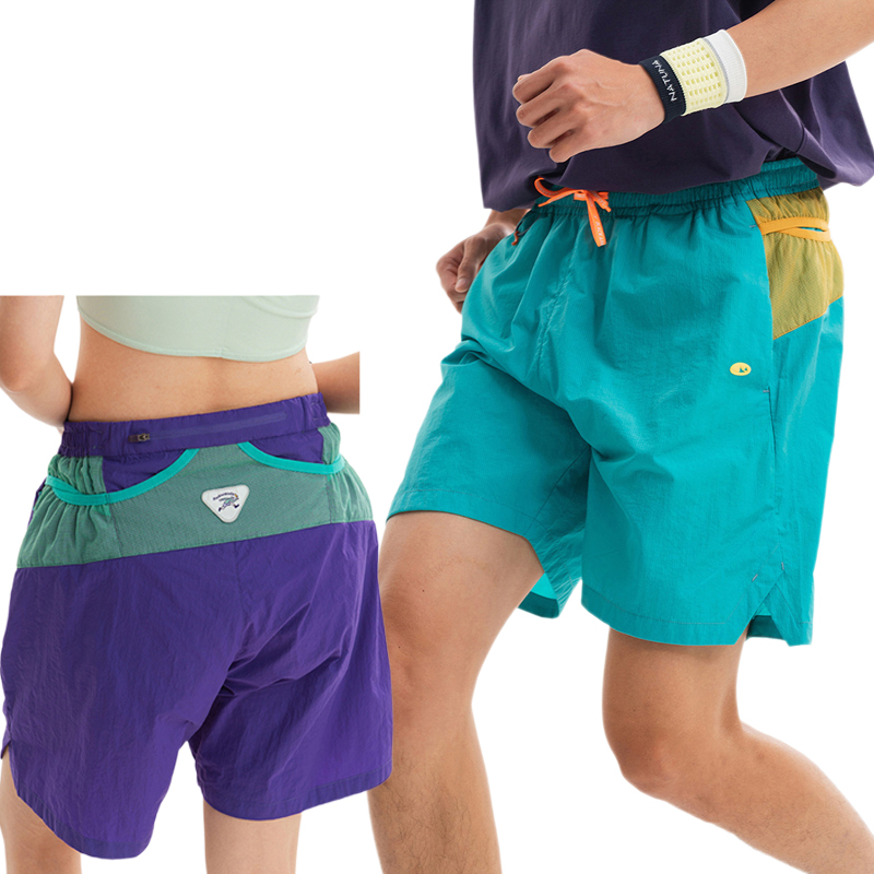 Pantaloncini Funzionali Unisex ad Asciugatura Rapida – Leggeri, Resistenti all'Acqua e Traspiranti, Pantaloncini Sportivi da 5 Pollici con Multi-tasche