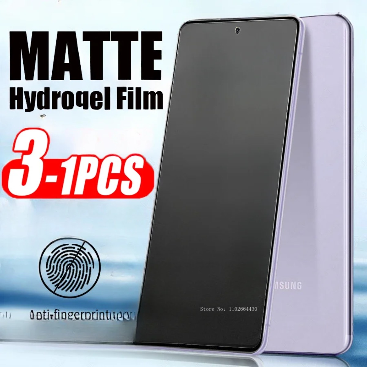 Pellicola idrogel opaca da 1-3 pezzi per Samsung A13 A15 A24 A53 A55 A72 pellicola salvaschermo per Samsung A34 A35 A42 A52 A72 Anti-impronta digitale