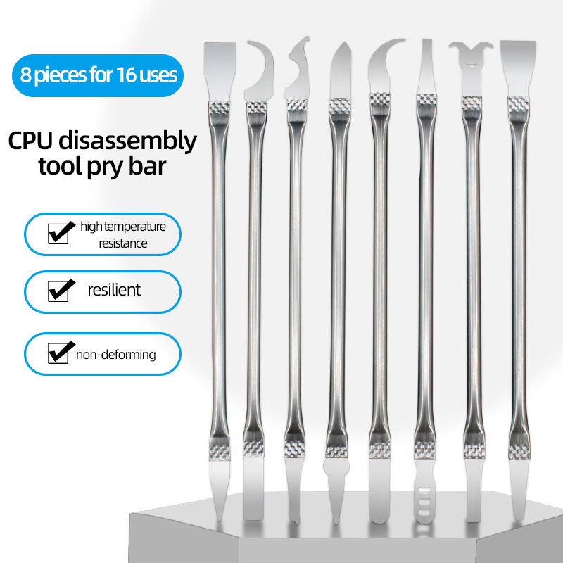 Herramienta de Reparación de Teléfonos Móviles, Palanca para Desmontar Placas Base, Raspador de CPU, Herramienta para Desmontar Chips de Circuitos Integrados, Eliminar Pegamento y Raspar Estaño
