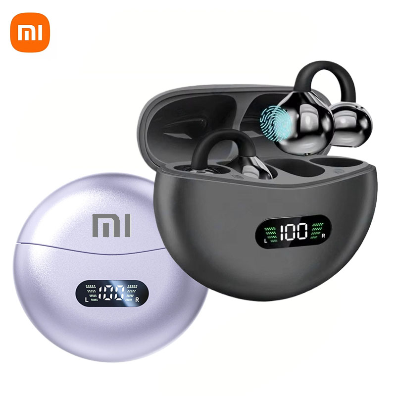 Наушники Origin Xiaomi с костной проводимостью, Bluetooth 5,4, наушники-вкладыши с клипсой, удобные наушники, спортивные гарнитуры с цифровым дисплеем