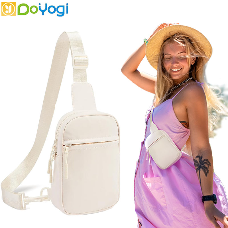 Bolsa de peito feminina mini moda unisex leve bolsa ombro estilingue saco crossbody esportes ao ar livre correndo viagem saco casual