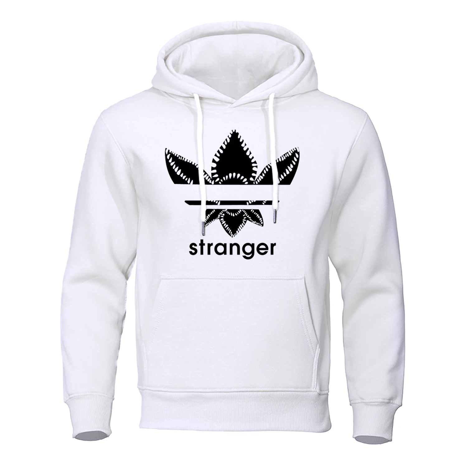 เสื้อมีฮู้ดพิมพ์ลายดอกไม้สุดเก๋ พร้อมลายตัวอักษรที่เป็นเอกลักษณ์ เสื้อสเวตเชิ้ตทันสมัยและมีสไตล์ ทรงหลวมและสไตล์สปอร์ต