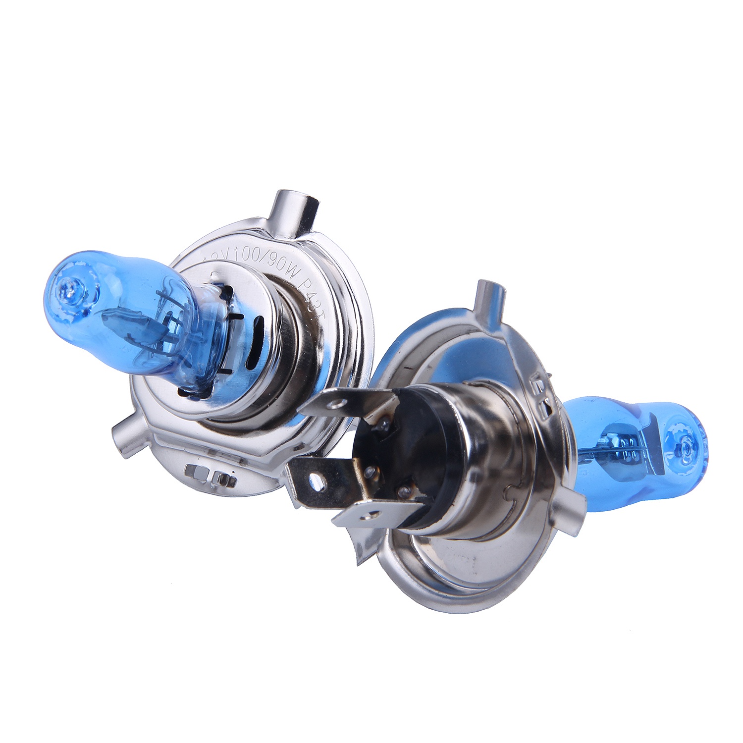 車のヘッドライト用キセノンランプ,非常に明るい白色光,h4,12v,100w,90w,6000k,1ペア