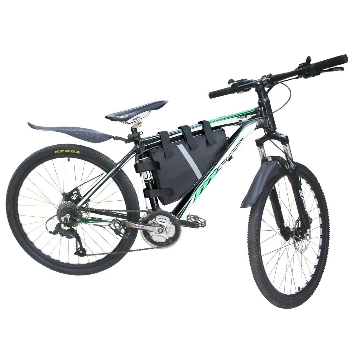 Przenośny zestaw do przechowywania baterii do roweru elektrycznego 52V 20Ah 30AH, torba, pokrowiec podróżny, etui do przenoszenia baterii litowej do roweru elektrycznego, mocowane do ramy.